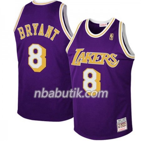 NBA Mænd Trøje Los Angeles Lakers Kobe Bryant 8 Hardwood Classics Lilla Swingman NBA Mænd Trøje Los Angeles Lakers Kobe Bryant 8 Hardwood Classics Lilla Swingman